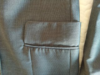 Chaqueta de traje azul marino