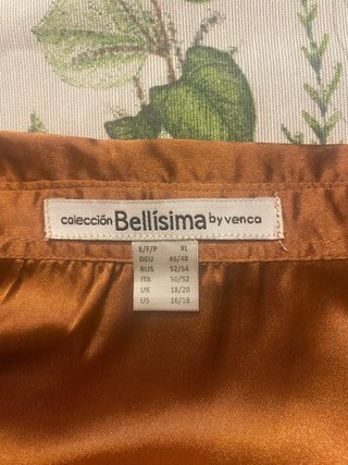 Camisa Bellísima naranja talla XL