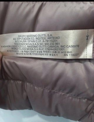Chaqueta Plumas Reversible como nuevo