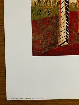 Lámina Picasso 80x60 cm Nueva
