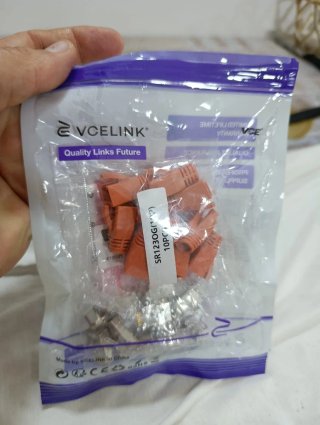 Connettori VCE Rj45 Orange & White