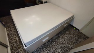 Cama Brimnes 160x200 con cajones + colchón
