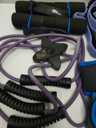 Set Pesas y Bandas Fitness Casa