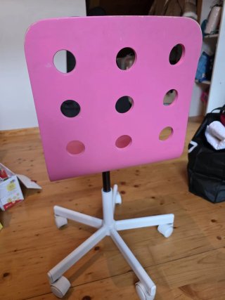 Silla estudio infantil rosa