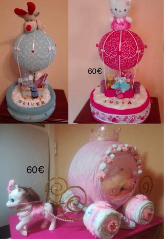 Tartas de pañales personalizadas
