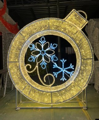 Adorno Navideño Gigante 3D