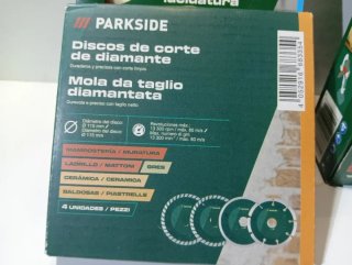 Lote Accesorios PARKSIDE para Radial / Amoladora