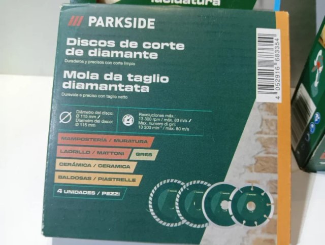 Lote Accesorios PARKSIDE para Radial / Amoladora