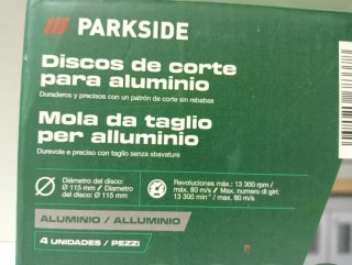 Lote Accesorios PARKSIDE para Radial / Amoladora