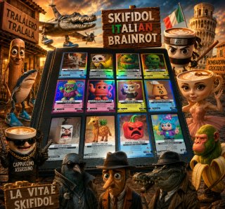 Carte Skifidol Italian Brainrot Cuties 5 serie