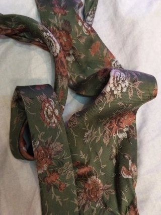 Corbata Marco Pascali Floral Verde Multicolor