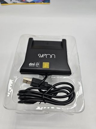 Lector Tarjetas Sveon SCT022M DNIe USB Negro