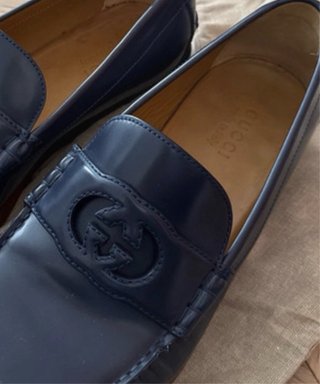 Mocassini Gucci Blu Taglia 46,5 (12,5)