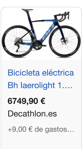 Bicicleta BH Aerolight 1.8 Electrica Como Nueva.