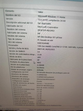 HP Slim PC S01 | Intel Core | 16GB RAM | 512GB SSD