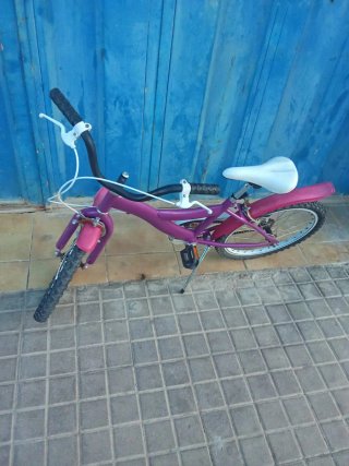 Bicicleta Morada Infantil