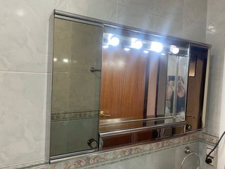 Armario Baño Vintage Arestia con Espejo y Luz