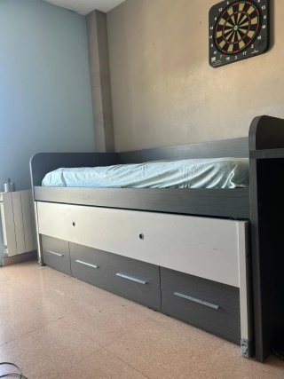 Cama nido con 3 cajones de almacenaje