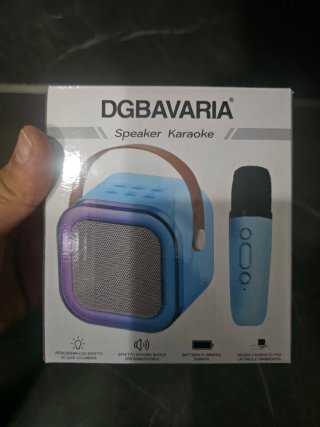 Cassa Karaoke Bluetooth DGBAVARIA Luci led musica