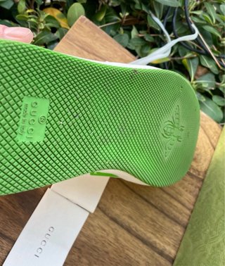 Sneakers Gucci Basket Bianche/Verdi Tg 45