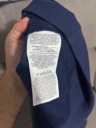 Sudadera Nike Talla M Azul