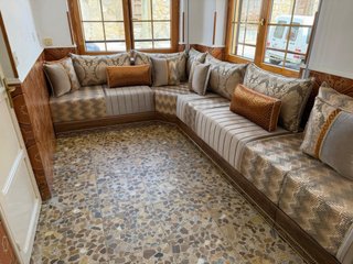Mesa auxiliar marroquí de madera