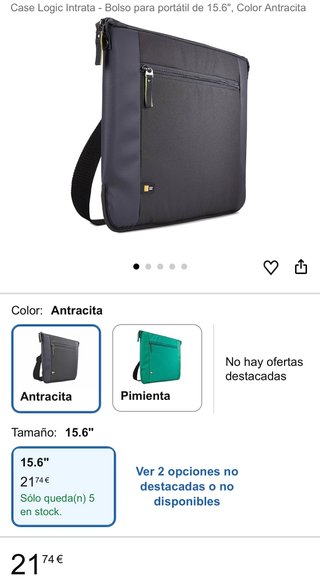 Bolsa para ordenador portáti. Nueva sin abrir.