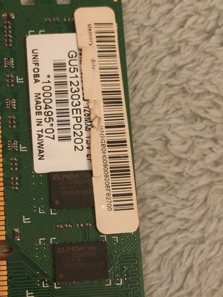 Lote 3 memorias RAM 2GB DDR3 PC3-10600U