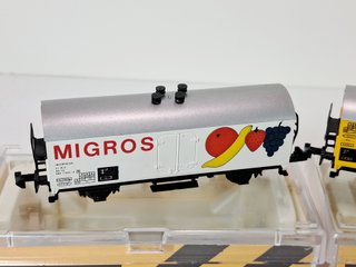 Escala N Vagones Migros Dinkel IBERTREN 387 386