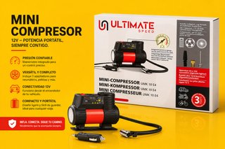 Mini Compresor 12V Ultimate Speed