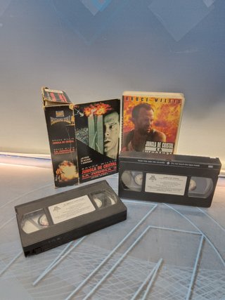 Cassete VHS, TRILOGIA GLASS JUNGLE - Bruce Willis