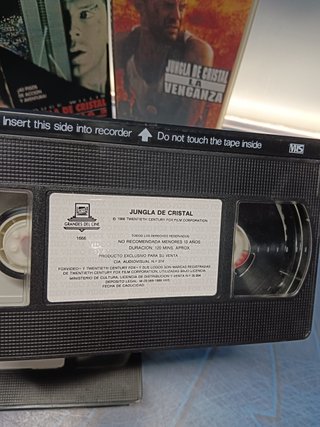 Cassete VHS, TRILOGIA GLASS JUNGLE - Bruce Willis