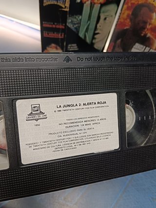Cassete VHS, TRILOGIA GLASS JUNGLE - Bruce Willis