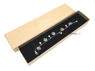 pulsera plata 925mm con piedra con perla