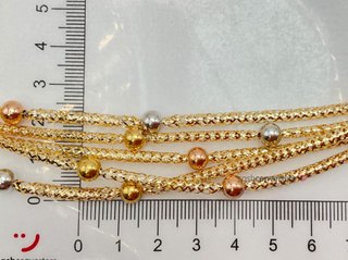 gargantilla oro 18k 22cm