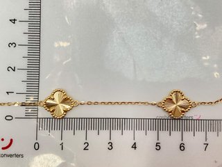 gargantilla oro 18k 23cm