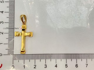 crucifijo oro 18k