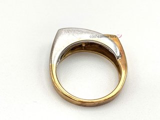 anillo oro 14k con diamante