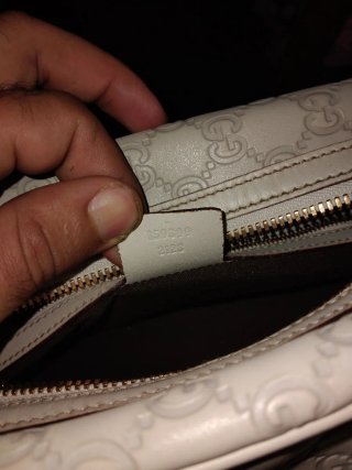 Bolso Gucci Blanco y Dorado