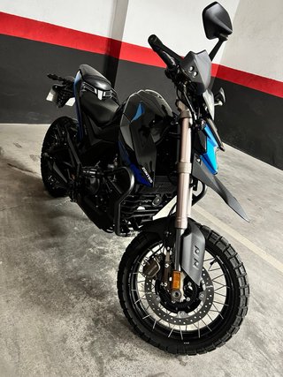 Zontes U1 Adventure Moto Negra/Azul