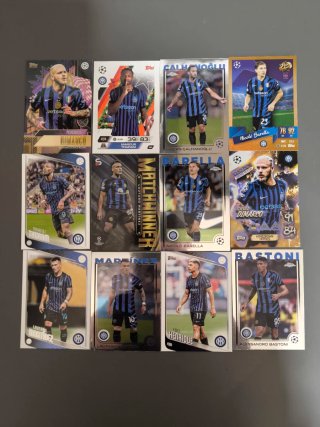 Lote 12 cromos Inter de Milán