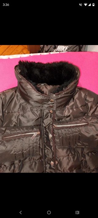Chaqueta de plumas negra mujer