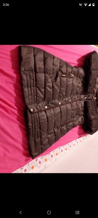 Chaqueta de plumas negra mujer