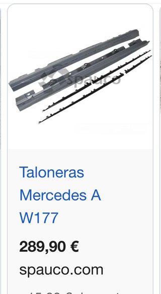 Taloneras Mercedes Clase AW177 18 -Look AMG  A 45