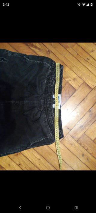 Pantalón corto vaquero negro