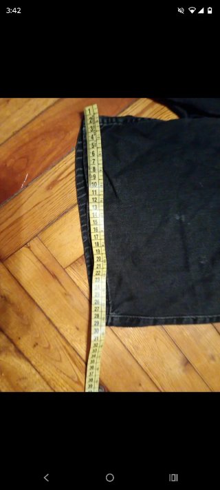 Pantalón corto vaquero negro