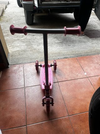 Patinete infantil 3 ruedas rosa