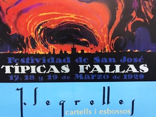 Cartel VALENCIA FESTIVIDAD DE SAN JOSE FALLAS 95,