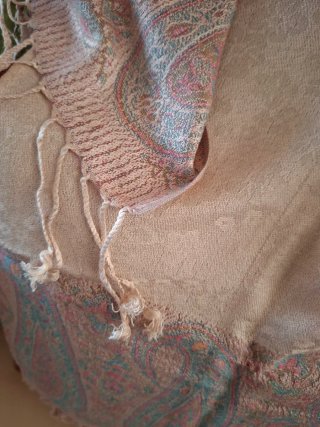 Pashmina elegante seta cm 72x190