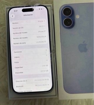 iPhone 17 256 GB Azul “7 Ciclos”